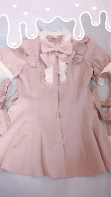 Secrethoney 반팔 셋업 핑크