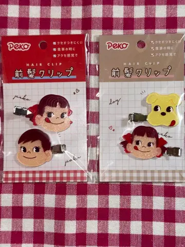 페코 헤어 클립 2개 세트