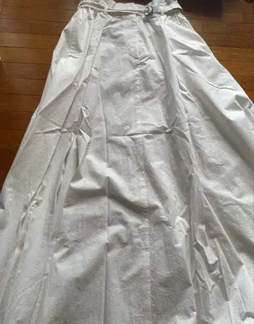 블랑나튀르 blancnature 벨트 포함 롱 스커트 새상품