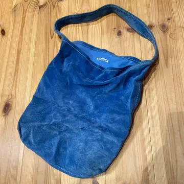 TEMBEA 텐베아 파랑 가죽 토트백