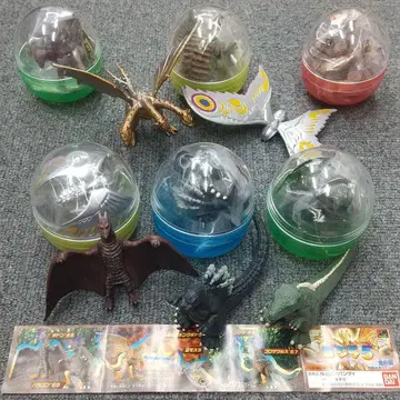 고질라 5 HG 시리즈 [BANDAI:가샤폰] 전 6종 컴프 세트