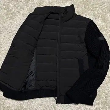 컨디션 최상 다케오 키쿠치 하이브리드 다운 니트 블랙 1