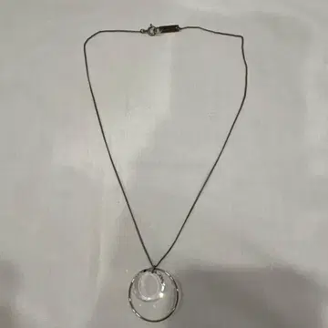 ISABEL MARANT 클리어 서클 목걸이