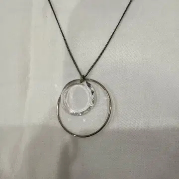 ISABEL MARANT 클리어 서클 목걸이