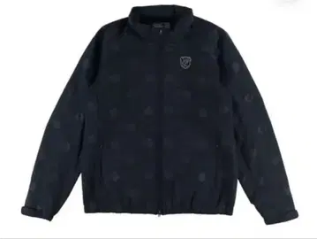 스트레치 타프타 아우터 네이비