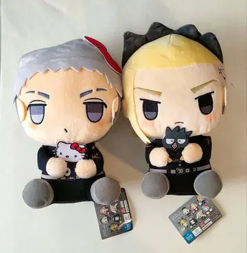 도쿄 리벤저스 x 산리오 BIG 봉제 인형 미츠야 드라켄 2세트
