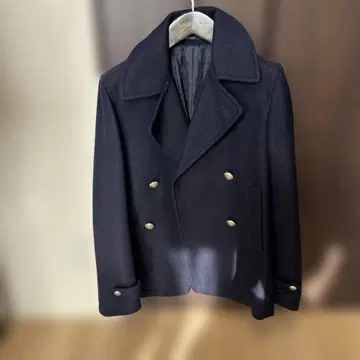 TAGLIATORE 네이비 더블 브레스트 피코트 42/R