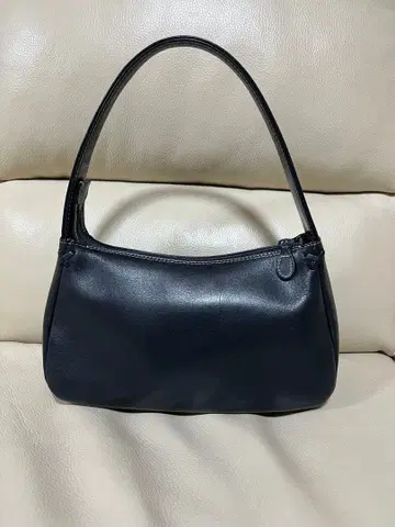 KITAMURA 원 핸들 핸드백 네이비