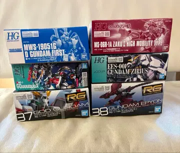 건담 프라모델 묶음 판매 HG.RG 6종 세트
