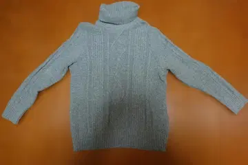 L.L.Bean 여성 울 터틀넥 스웨터 라이트 그레이 L 새상품급