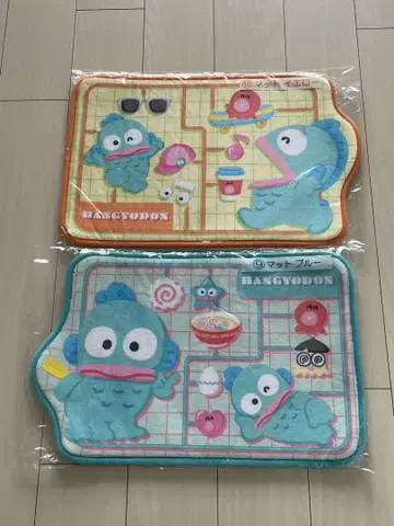 미사용 미개봉 새상품 산리오 한교동 제일복권 매트 2개 세트