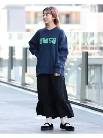 ChampionBEAMS BOY 별주 리버스 위브 BEAMS BOY