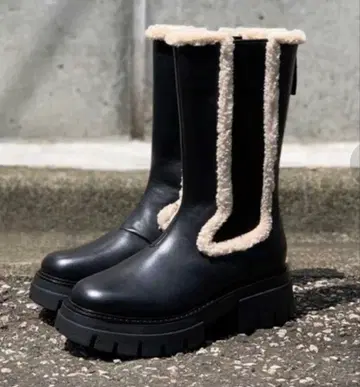 ASH 아쉬 LENNOX FUR BL 롱 어그 부츠 36
