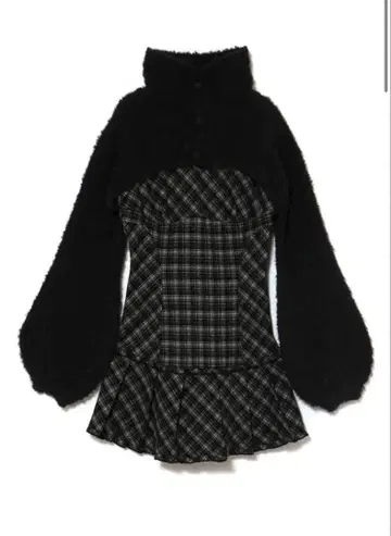 [정품] andmary Lulu check set mini dress