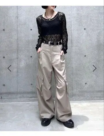 PAGEBOY/TR 카고 슬랙스/베이지