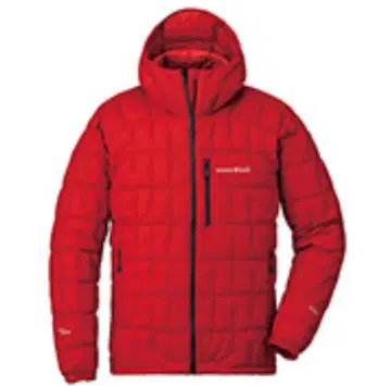 새상품 몽벨 다운 이그니스 다운 파카 M 사이즈 레드