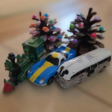 토미카/Disney/25주년 기념 버스+3대 세트