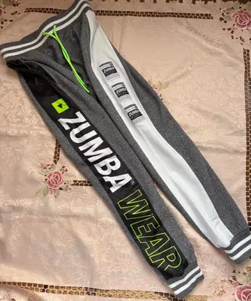 ZUMBA 정품 JWI 속기모 그레이 맨투맨 팬츠