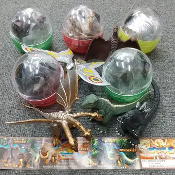 고질라 5 HG 시리즈 [BANDAI:가샤폰] 5종 세트