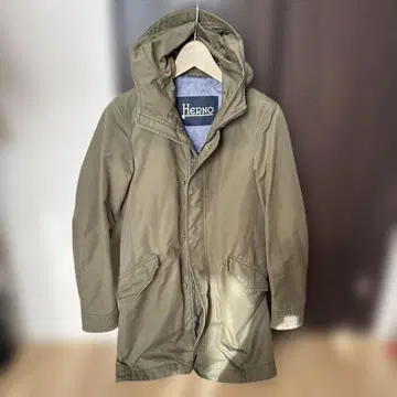 Herno 모즈 코트 올리브 그린 사이즈 42