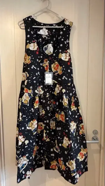 핑크하우스 세쌍둥이 곰 미디 원피스 새상품