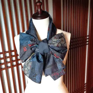 오시마 명주 패치워크 스카프 숄 핸드메이드