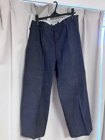 유로 빈티지 프렌치 워크 슬랙스 와이드 스트레이트