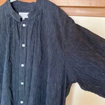 블라스브람 스트라이프 셔츠 원피스