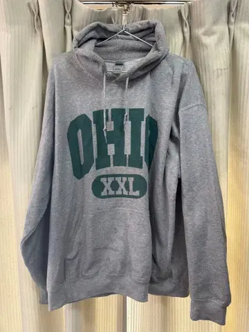 GILDAN OHIO 프린트 후드티 XL 그레이