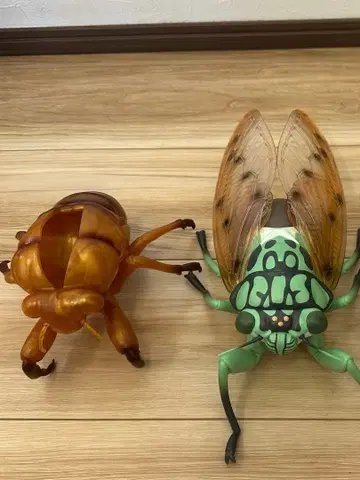 빅 곤충 피규어 2세트 매미 빈 껍데기