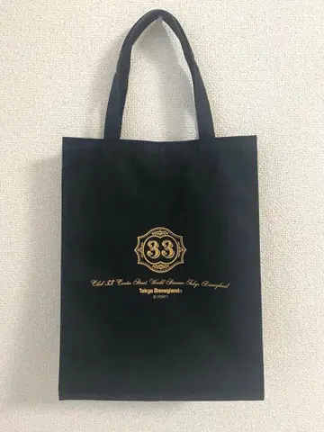 [새상품급] 클럽 33 디즈니랜드 회원제 레스토랑 한정판 토트백 블랙