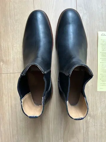 Clarks 블랙 사이드 고어 부츠