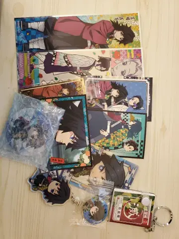 귀멸의 칼날 토미오카 기유 굿즈 묶음 판매 (덤 포함)