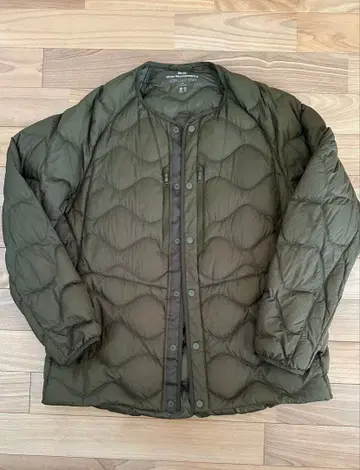UNIQLO White Mountaineering 다운 XL 올리브