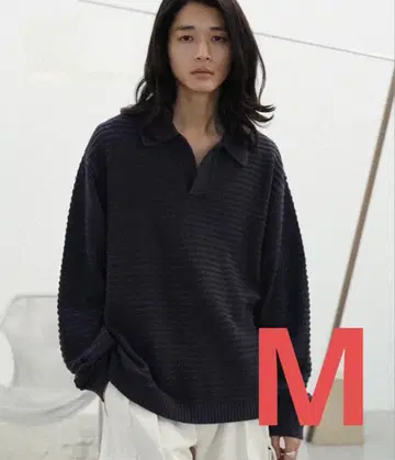 [ WYM ] MELANGE SKIPPER KNIT POLO (완판템)