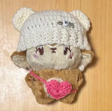 ENHYPEN 히승 10cm 인형 니트 모자, 하트 미니백 포함