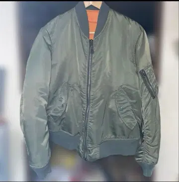 ALPHA MA-1 구형 택 알파 표기 사이즈 L