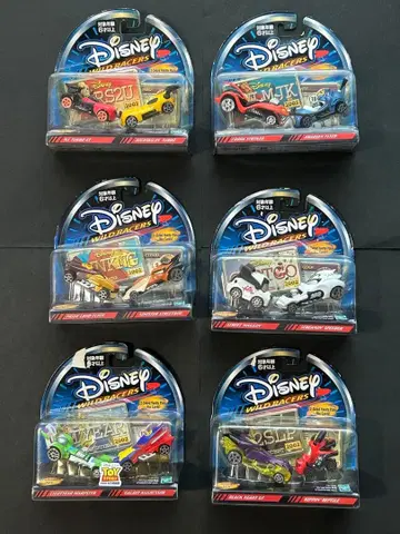 디즈니 Disney Wild Racers 미니카 6세트 12대