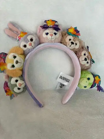 홍콩 디즈니 파크 20주년 캐릭터 봉제 인형 헤어밴드