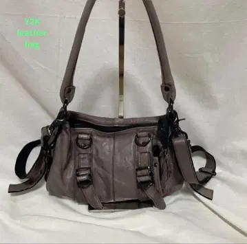 y2k archive leather bag