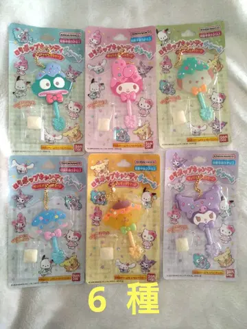 산리오 캐릭터즈 롤리팝 캔디 참 6종