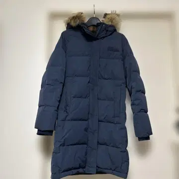 퍼스트 다운 다운 코트 퍼스트다운 퍼 롱 네이비