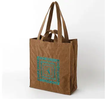 [ 새상품 ] 기노쿠니야 코듀로이 토트백 브라운