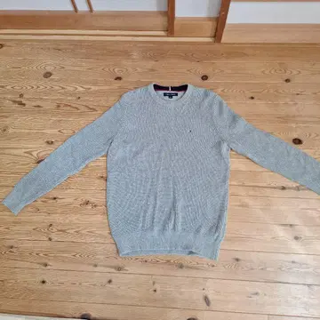 TOMMY HILFIGER 그레이 크루넥 스웨터 L