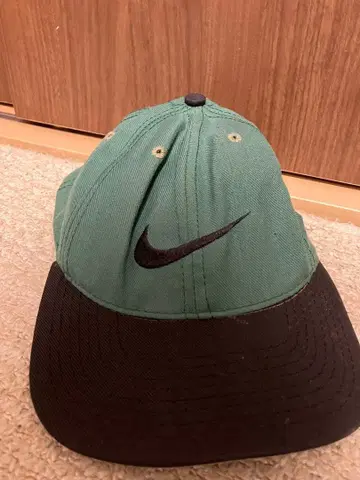 90s USA제 NIKE 나이키 캡 그린 x 블랙
