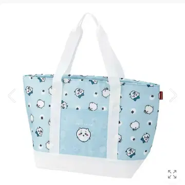 치이카와 보냉 쇼핑백 스카이블루 빅