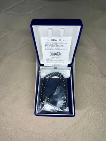 본 펄 목걸이 유우와 검정 블랙