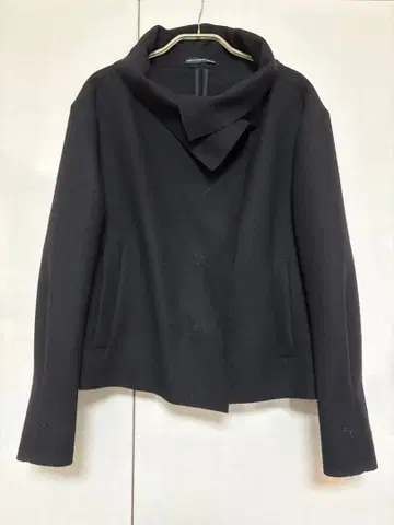 Y's 울 자켓 코트 블랙