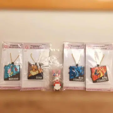 포켓몬 제일복권 러버 참 4개  프렌즈 1개