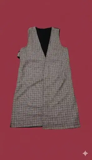 [ 즉시 구매 OK ] 하운드투스 V넥 베스트 원피스 브라운 M